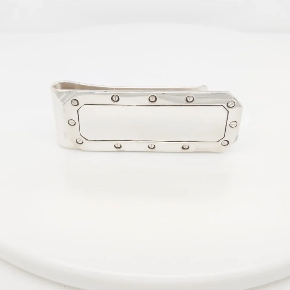 Sterling Silver 925 & 14k Gold Vintage Colibri Money 💵 Clip